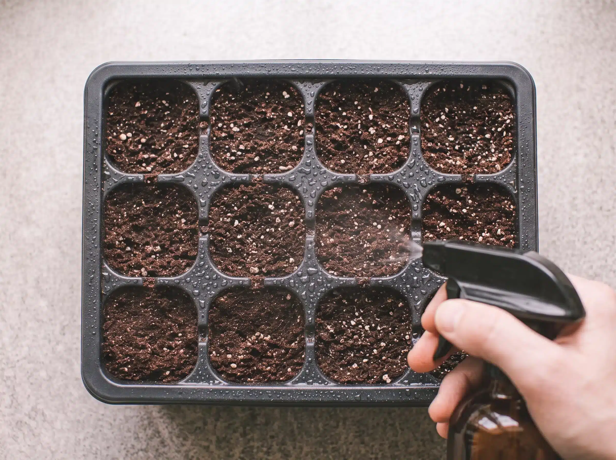 Plantule sortant de terre