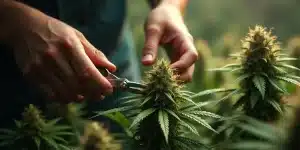 Culture de GG x Girl Scout Cookies en extérieur sous lumière douce.