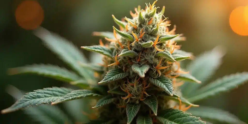 Grosse tête de cannabis Orange Cookies.