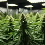 Plantes de Sour Diesel Auto cultivées sous éclairage LED.