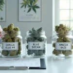 Variétés de cannabis potentiellement utilisées en complément d’un traitement antidépresseur.