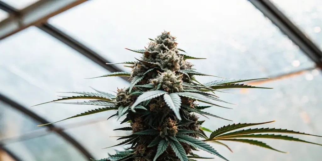 Graines de cannabis disposées sur du papier absorbant humide dans un récipient en plastique.