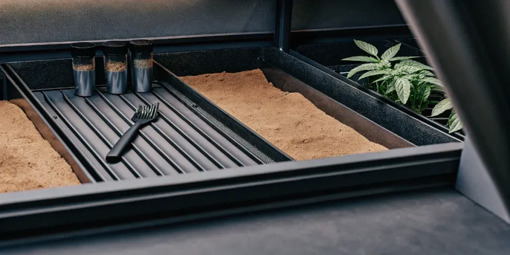 Preparation du substrat pour culture de cannabis en interieur.